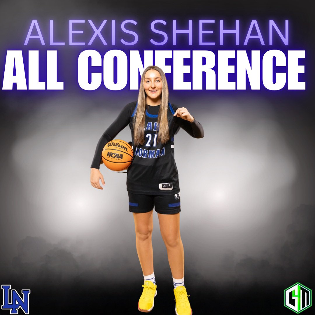 Lake Norman Girl's Basketball (@lnhsgbb) on Twitter photo ‼️3x All-Conference Selection‼️
Congrats <a href="/AlexisShehan/">Alexis Shehan</a> for being selected to her 3rd GM4 All-Conference Team!
<a href="/Gm4Sports/">Greater Metro 4 Conference</a> <a href="/Mindy_McCarthy3/">Mindy McCarthy</a> <a href="/CghrMedia/">CGHRMedia</a> <a href="/BallHerHoopsCLT/">BallHer coach Holt</a> <a href="/langstonwertzjr/">Langston Wertz Jr.</a> <a href="/TheOneRC/">RC</a> <a href="/camwillsports/">Cameron Williams</a> ‼️3x All-Conference Selection‼️
Congrats <a href="/AlexisShehan/">Alexis Shehan</a> for being selected to her 3rd GM4 All-Conference Team!
<a href="/Gm4Sports/">Greater Metro 4 Conference</a> <a href="/Mindy_McCarthy3/">Mindy McCarthy</a> <a href="/CghrMedia/">CGHRMedia</a> <a href="/BallHerHoopsCLT/">BallHer coach Holt</a> <a href="/langstonwertzjr/">Langston Wertz Jr.</a> <a href="/TheOneRC/">RC</a> <a href="/camwillsports/">Cameron Williams</a>