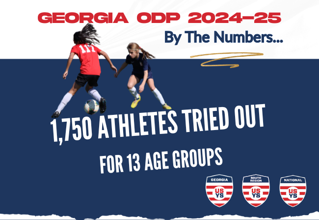 GeorgiaSoccer's tweet image. 1,750 athletes TRIED OUT.
For 13 age groups.

Georgia ODP is where the best come to compete. Across all leagues, all levels—our talent pool runs deep. The pathway is here, the opportunity is real.

Are you ready to be next?

#GAODP #ODPByTheNumbers #ODP #usysyouthsoccerodp