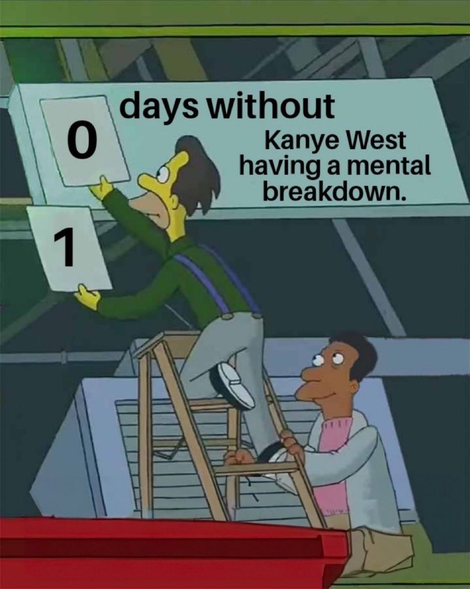 Kanye west at it again