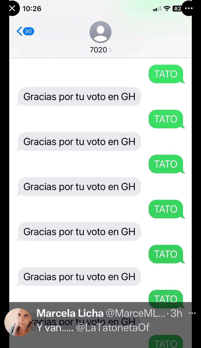 MarceMLicha's tweet photo. @LaTatonetaOf desde Melo, cerró largo vamos Tato !!!! https://t.co/XF8ja2eSWA