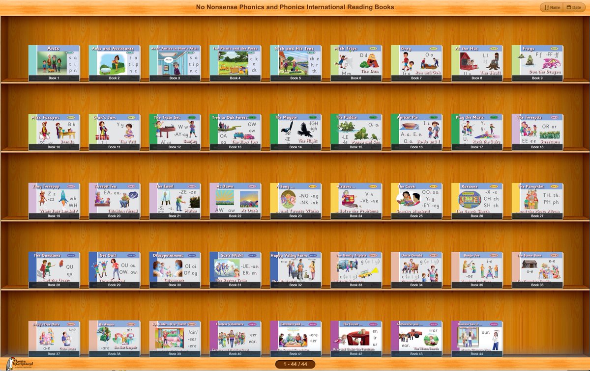 debbiehepp's tweet image. See our 44 'Phonics and Vocabulary Books' to complement the No Nonsense Phonics &amp;amp; Phonics International programmes. These will also enrich any school's stock of literature. Available via an eBookshelf or as hard copies: nononsensephonics.com  Created with love and humour! 👍❤️