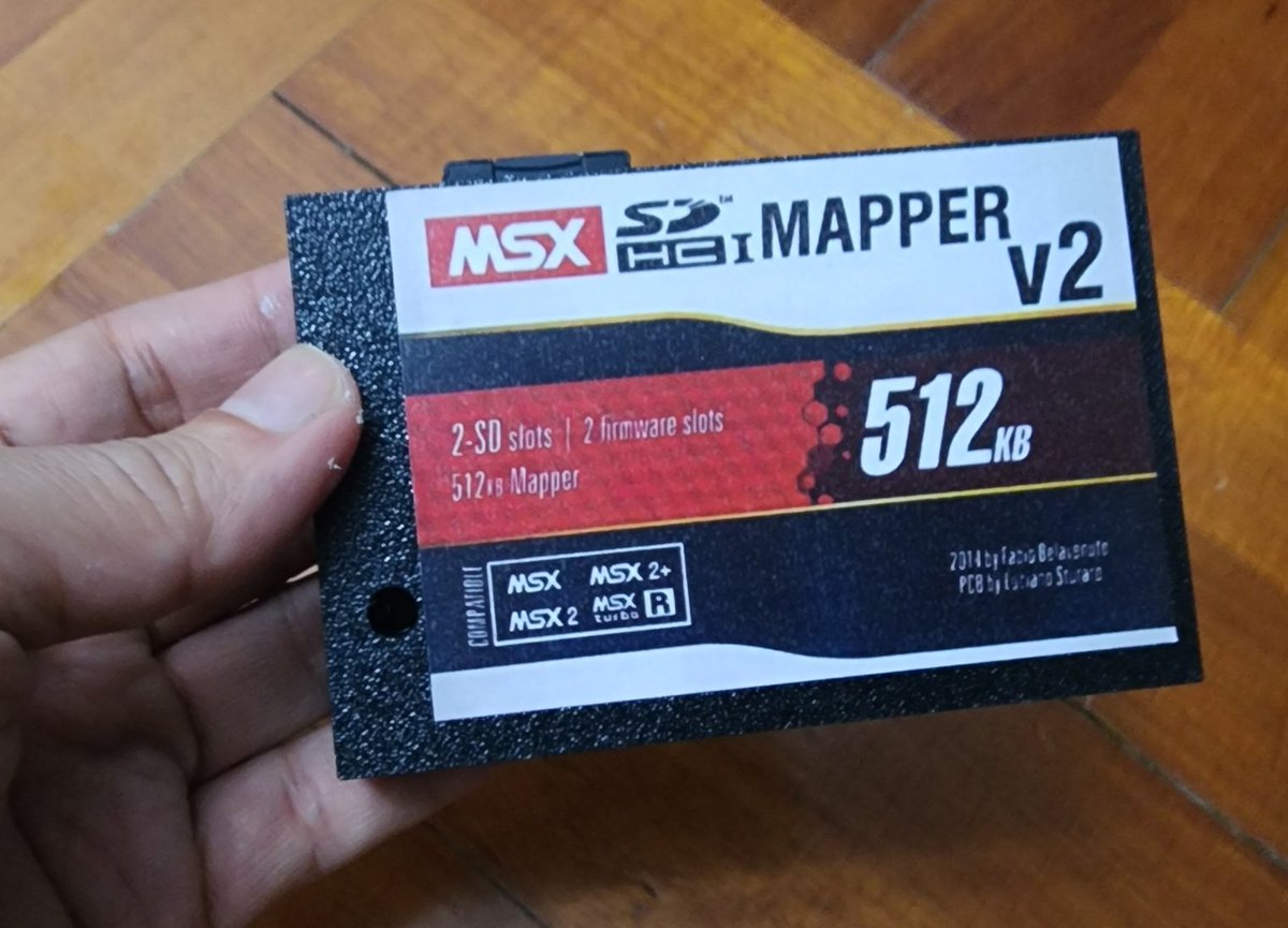 FryLo0922's tweet photo. SD Mapper v2 入手😊
#MSX #SdMapper https://t.co/rXFUIVqo0c