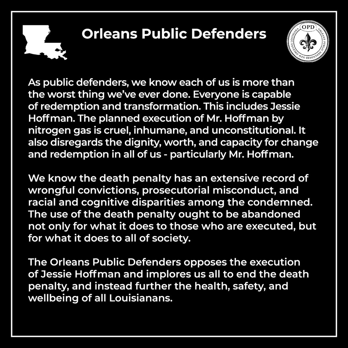 Orleans Public Defenders (@orleansdefender) on Twitter photo 