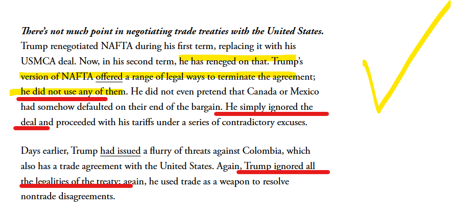 Robert46989257's tweet photo. this is not talked enough about. that all this talk about tariffs is another hundred treaties broken by Soviet Republican USA #TraitorNation #Extort
this should be the outcry. and the fact. treaties with the USA. understandings with the USA mean zilch☠️ $TSLA $NVDA #BoycottUSA https://t.co/URiL2A1o9t