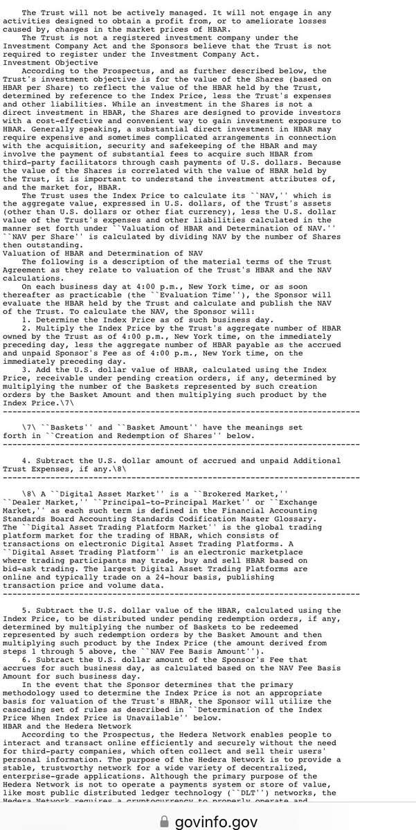 markchadwickx's tweet image. 🚨 Breaking: The SEC just published a Federal Register notice (March 17, 2025) for Nasdaq’s Grayscale Hedera Trust (HBAR) ETF proposal!

Here’s the scoop, why it’s a step forward, and what’s behind the process.

What’s This Announcement?

On February 28, 2025, Nasdaq filed a…