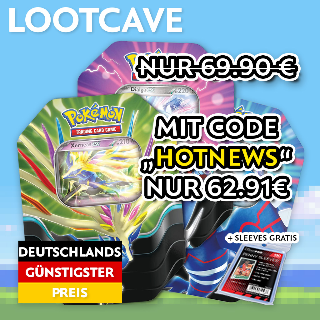 🔥Günstigster Preis Deutschlands🔥Heute gibt es die Azur-Legenden Tins im Bundle für 69.90€, und jetzt mit Gutschein Code "HOTNEWS" 10% sparen. #pokemon #pokemonday #pokemoncards #POKEMONTCG