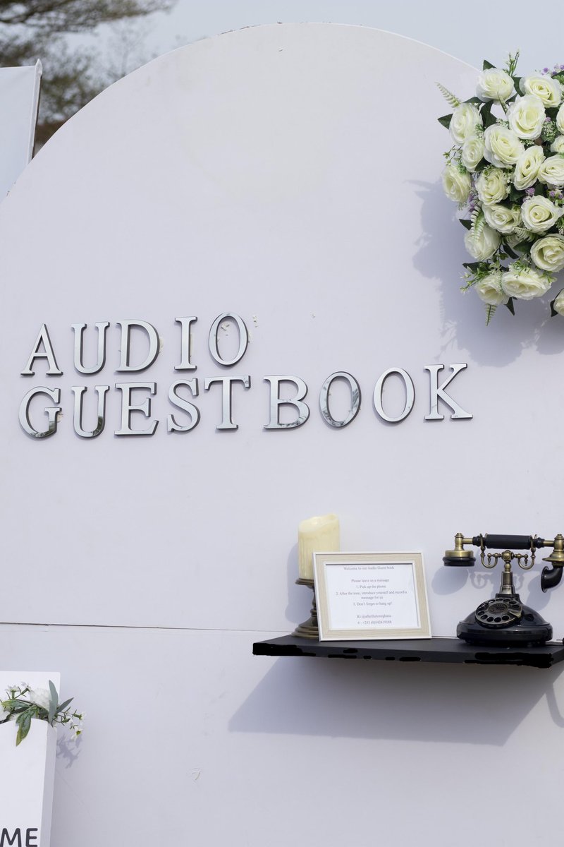 naa_yorks's tweet photo. Introducing Audio Guest Book – A Unique Way to Capture Memories!

Tired of traditional guest books? With an Audio Guest Book, your guests can leave heartfelt, fun, and emotional voice messages, creating a keepsake you can listen to forever.

✔ No writing—just pick up, speak, and record!
✔ Perfect for weddings, birthdays, and special events.
✔ A fun and interactive experience for your guests.

Make your memories last beyond the event! Book an Audio Guest Book today.

Send a dm or call or WhatsApp 0542419188