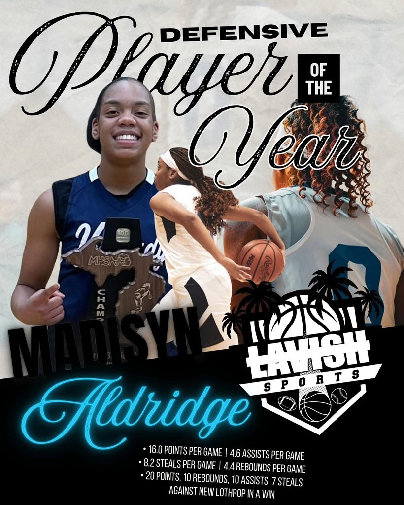 Defense is always overlooked, but it is the key to any team's success! Congratulations to this year's winners for DPYO! #LavishSports🌴

<a href="/comer_tristan/">Tristan Comer ⭐️⭐️⭐️</a> <a href="/MaddW0rLd810/">Madisyn “MAD DOG” Aldridge</a>