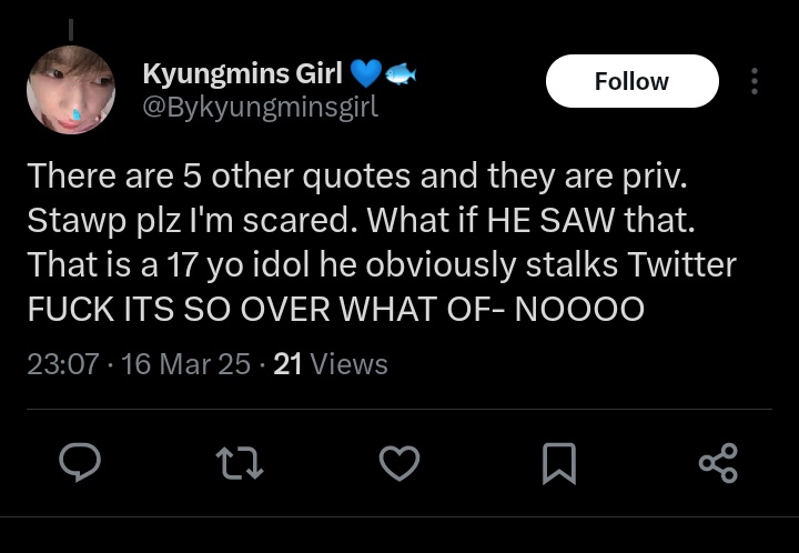shinyutsel's tweet photo. tw // sexualizing minor 

SAI please help rt &amp; make sure to rnb this  acc 

@.Bykyungminsgirl is evading suspension for sexualizing a minor, encouraging harassment to km

she doesn't want km to read it but why did you tweet like that on a public account? https://t.co/HdZJs0XWJJ