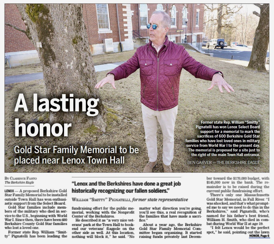 repsmitty34's tweet image. TY Price Chopper’s Golub Foundation for your strong support of Berkshire County Gold Star Families #intheberkshires We are well on our way to achieving our goal thanks to your help. #BeBerkshire @BerkshiresToday