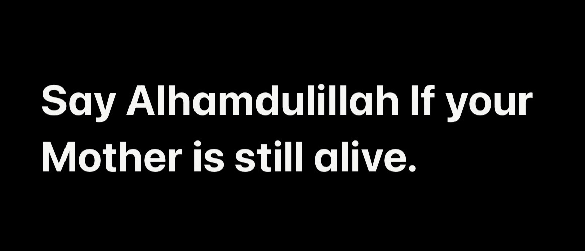 Say Alhamdulillah