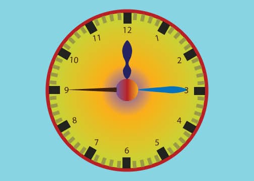 biplabkumarr48's tweet image. Wall Clock Illustration