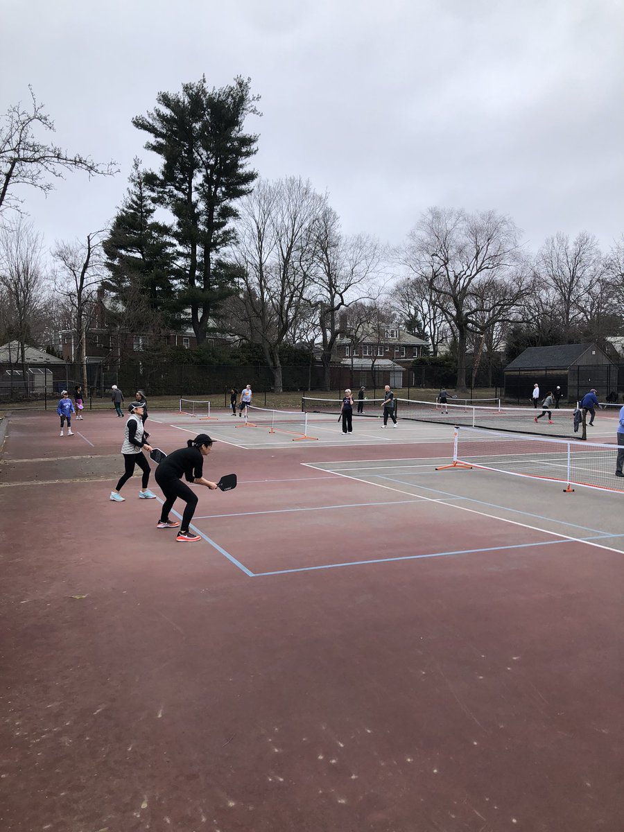 Opening Day 2025! Full house, of course. Great to be back &amp; reconnect. This’ll be the last post for quite a while. Such little bang for the buck. #BestRecPickleballProgramInTheState <a href="/BrooklineRec/">Brookline Recreation</a>