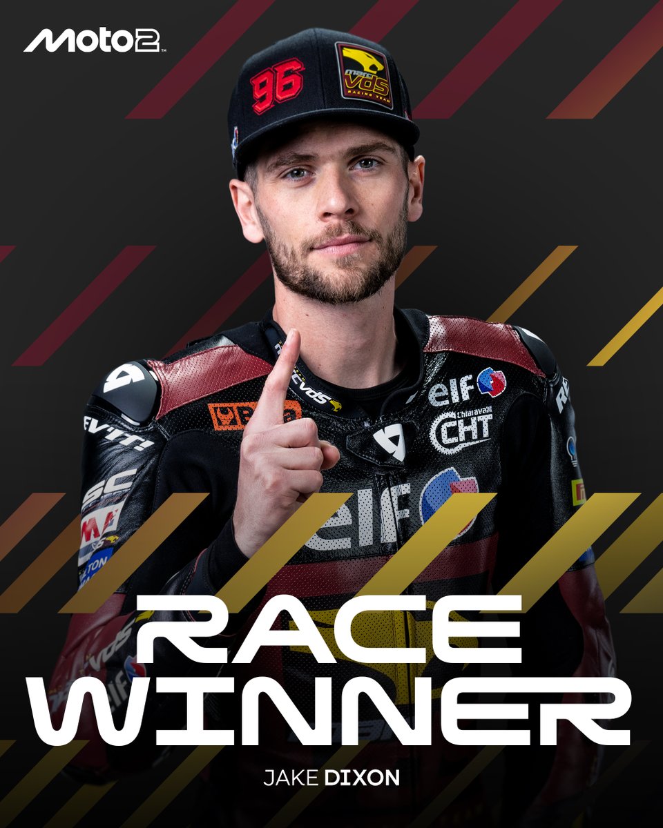 MotoGP's tweet photo. 👊@jakedixonracing domination in #Moto2! 👊 What a masterclass! 🥇

#ArgentinaGP 🇦🇷 https://t.co/I26A7voS93