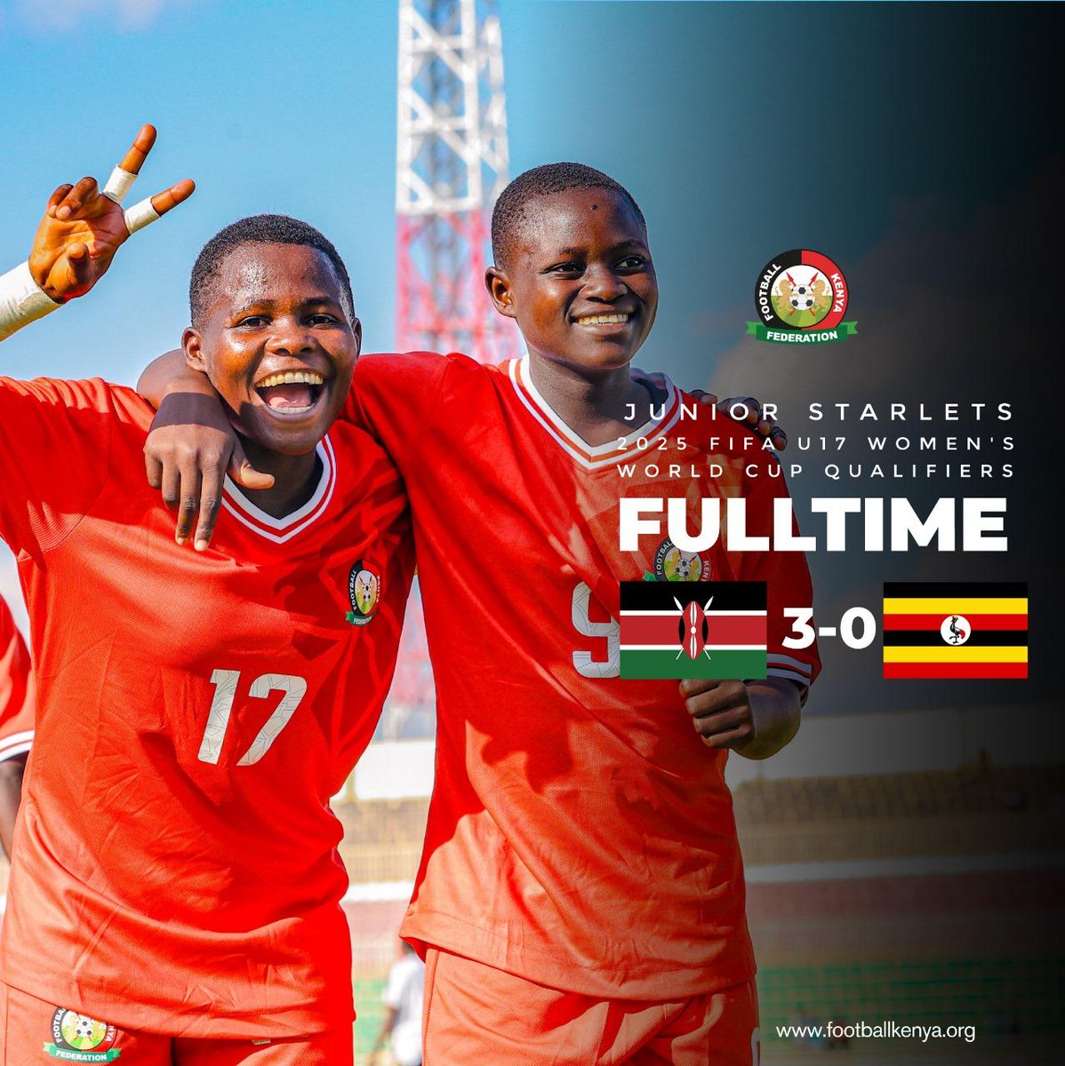 Incredible victory! Congratulations  young <a href="/StarletsKE/">Harambee Starlets</a>