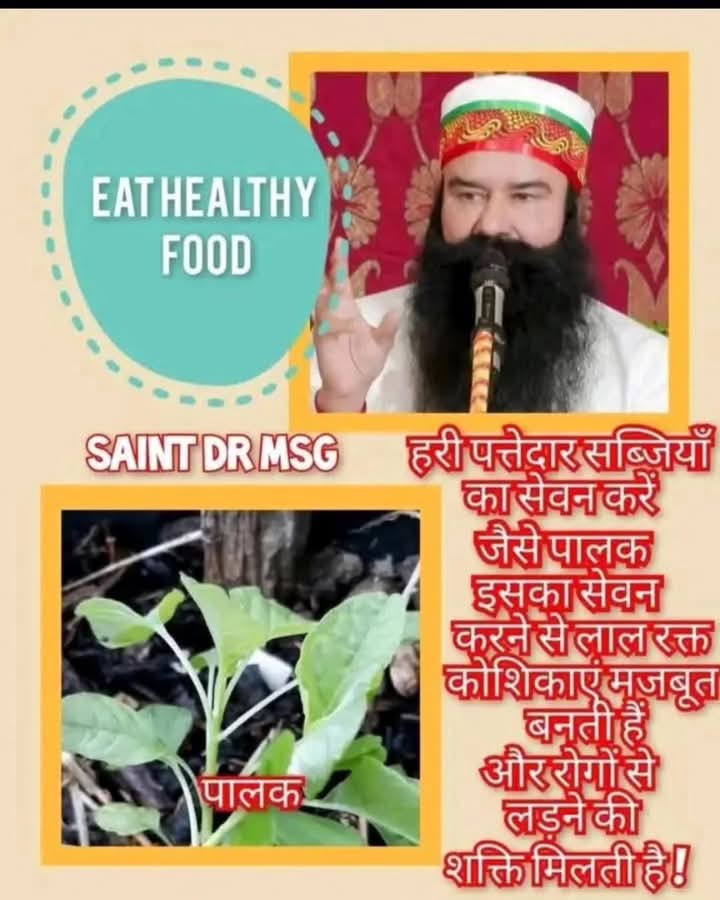 Iram76683's tweet photo. #ImmunityBoostingTips संत गुरमीत राम रहीम जी कहते हैं शाम का भजन सूर्यास्त होने से पहले खाना चाहिए बहुत फायदेमंद होता है भोजन करने के बाद थोड़ी देर में घूमें साथ-साथ गुरुमंत्र का जाप करने से भोजन अच्छे से पच जाता है और नींद भी अच्छी आती है। https://t.co/ANVhEX76aq