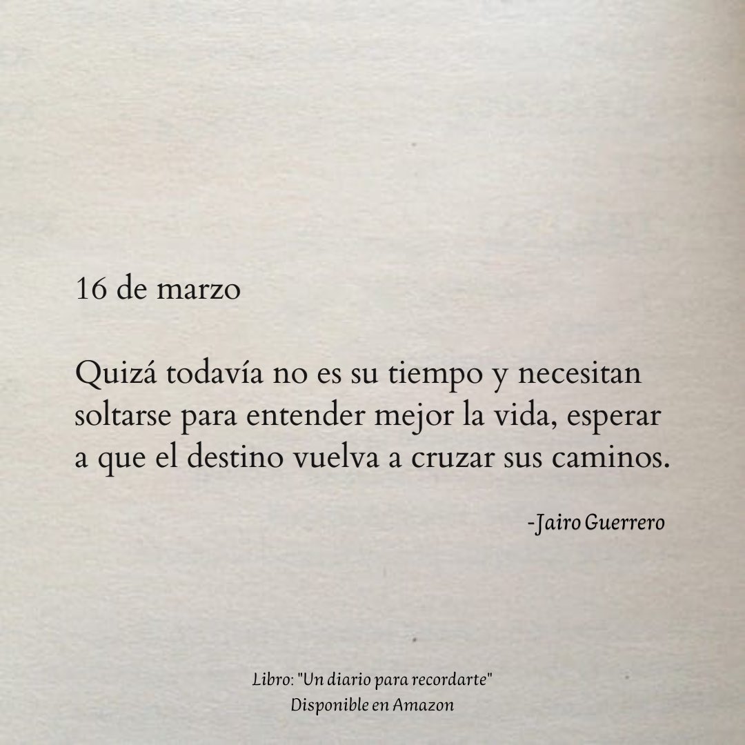 16 de marzo. 🍂