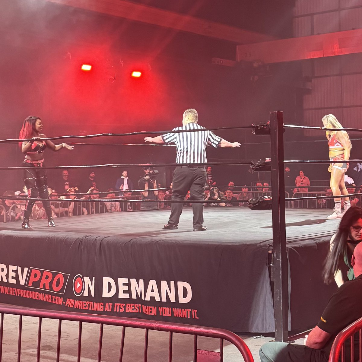 BritWresIsAlive's tweet photo. Millie McKenzie Vs Mercedez Blaze is Match 2 at Rev Pro Epic Encounter.

#BritWresIsAlive #SupportIndyWrestling https://t.co/ZPoB2itxDX
