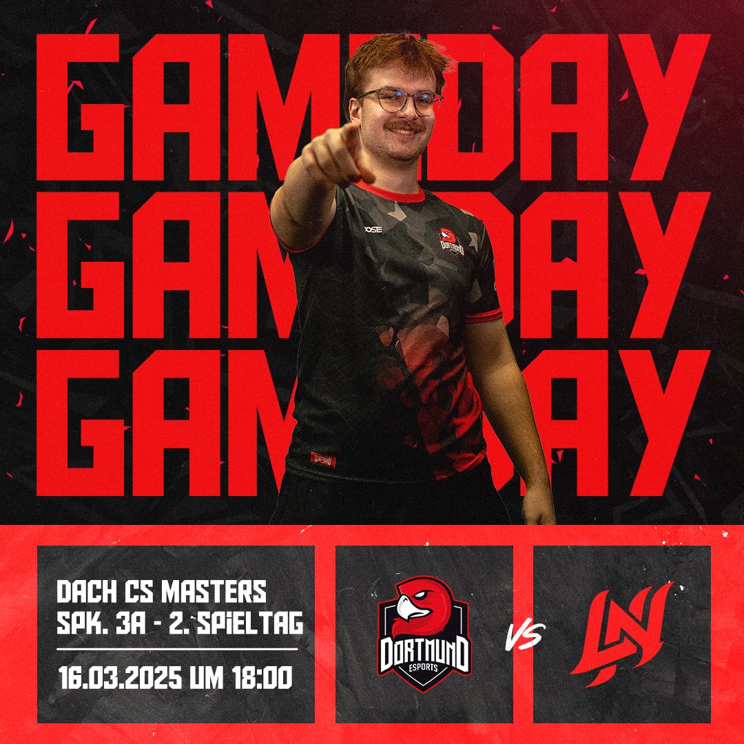 Dortmund eSports (@dortmundesports) on Twitter photo Auch für unser CS2 Team steht heute ein aufregender Spieltag an!🔥 Können wir gegen <a href="/UNEVENGG/">UNEVEN</a> Punkte holen?
<a href="/a_grooo/">gro | Alex Gromov</a>
<a href="/Nitschu_/">Nitschu</a>
<a href="/LDakaJesko/">LD aka Jesko</a>
<a href="/screayx_CS/">screayx_CS</a>
<a href="/TouiCS2/">Toui</a>
#Dortmundesports #CS2 <a href="/dachcs/">DACH CS Masters</a> Auch für unser CS2 Team steht heute ein aufregender Spieltag an!🔥 Können wir gegen <a href="/UNEVENGG/">UNEVEN</a> Punkte holen?
<a href="/a_grooo/">gro | Alex Gromov</a>
<a href="/Nitschu_/">Nitschu</a>
<a href="/LDakaJesko/">LD aka Jesko</a>
<a href="/screayx_CS/">screayx_CS</a>
<a href="/TouiCS2/">Toui</a>
#Dortmundesports #CS2 <a href="/dachcs/">DACH CS Masters</a>