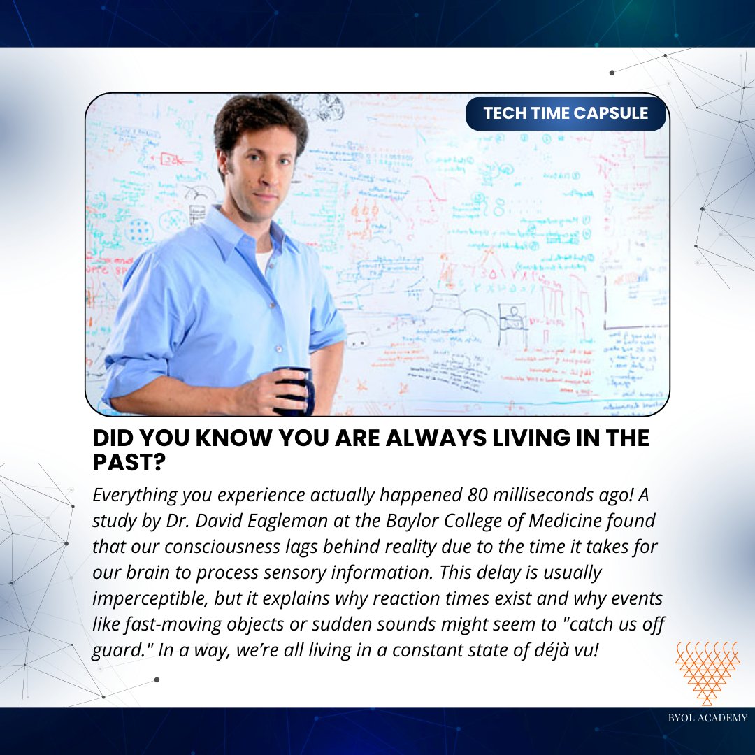 byolacademy's tweet photo. Your brain lags 80 milliseconds behind reality! 🤯 By the time you process an event, it’s already history!
So technically, we’re all living in a constant déjà vu! 🌀
#MindBlown #Neuroscience #TimeLag #UPSC #UPSCPRELIMS2025 #UPSCPRE2025 #EXAM #INFORMATION #INDIA #BYOLACADEMY https://t.co/JIDbwDQPae