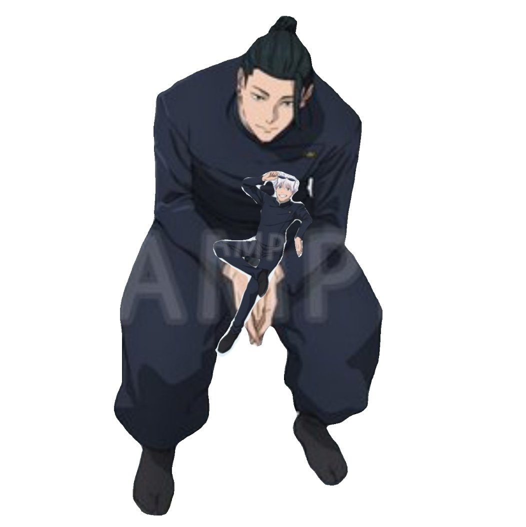 mochi_beloved's tweet photo. "Can you photoshop gojo onto getos lap" No problem man https://t.co/xAUxf3ndbF