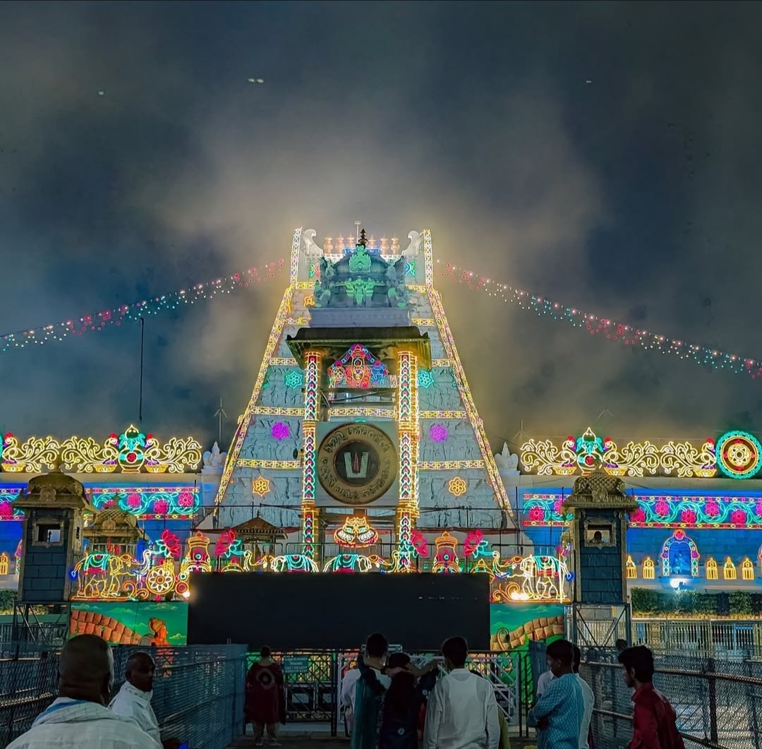 Visited the most powerful &amp; magical place, Tirupati Balaji Temple. The divine energy here is unreal! The moment you step inside, you feel an unexplainable peace and power. Truly a place where faith meets miracles. 🔱✨ #Tirupati #DivineExperience"

#Allgodsgrace 🙏
