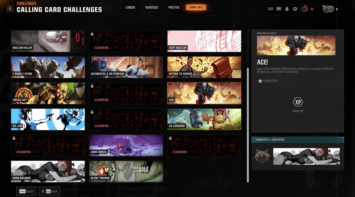 Nasker_007's tweet photo. “Want Dark Ops challenges & Dark Matter done super fast? No grind, no stress—I’ve got you covered! ✅
Just completed Dark Matter on 6 melee weapons & a Dark Ops calling card challenge—yours could be next! 🔥
DM me to get it done fast & legit. #CallOfDuty #DarkOps #DarkMatter” https://t.co/6qCi0McyMJ