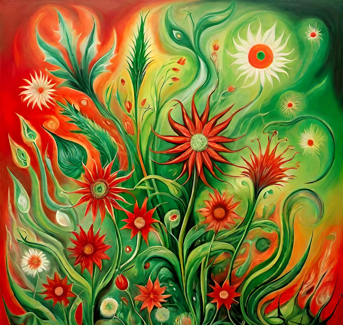 🔥Sold🔥 - 🏵️Floraltez💚 (OE 1.5 $XTZ - 4x minted) 

🤗 Many thanks and 🥳 congratulations dear <a href="/Ellen32007047/">Ellen</a> for supporting 🖼️The Beauty of Weirdness Collection🧡 - appreciate it ❤️

🙏 Please support the United as One Collection 💜

<a href="/objktcom/">objkt.com</a> #NFTs #TezosArts #NFTSales