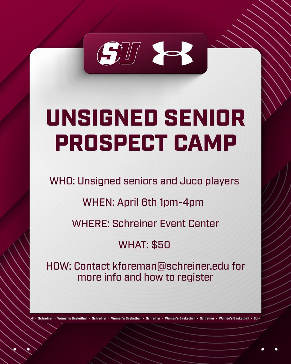 ‼️UNSIGNED SENIORS WE ARE LOOKING FOR YOU! 
- A place where you can showcase your skills in front of the coaches. 
-Spots Limited! 
-Find your home!