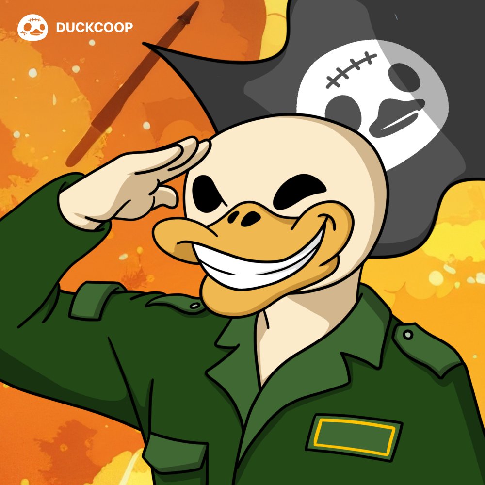 Ducks_realcoop's tweet photo. Happy Sunday night to the $DUCKS Flock! 🫡

🎮 Gaming, Events, FREE $DUCKS: https://t.co/vCrttDCTfc

#DuckCoop #DUCKS