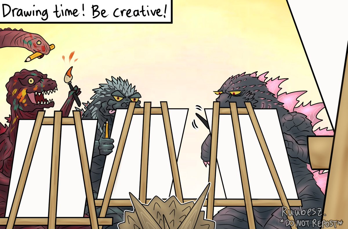 ruubesz's tweet photo. Godzilla Minus One drawing competition!
Who's going to win?

#Godzilla #GodzillaMinusOne #ゴジラ https://t.co/t7i9Ewrh9a