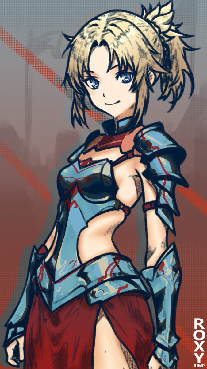 Roxy_Jump's tweet photo. Feeling good today so here's some fanart.
Kinda tried to practice drawing shiny metal.
#fanart #FateSeries #mordred #digitalart https://t.co/wm52PLaygV