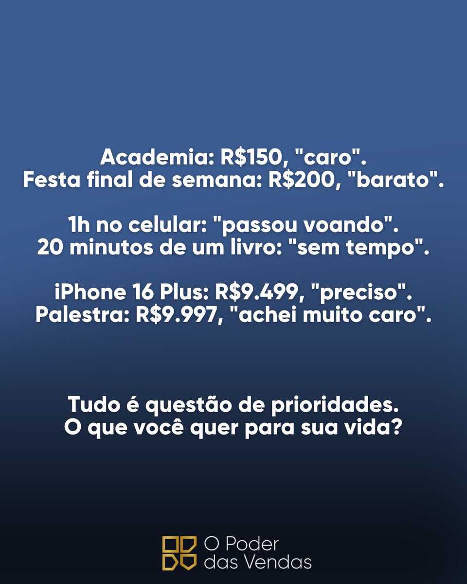 oportoneto's tweet photo. 👉🏾 Quem quer crescer, investe no que realmente importa! Se você quer vender mais, estude mais.
.
.
.
#vendas #vendedor #foco #estudo #mentoria #consultoria #planejamento #indicadores #metas #Neto #OPoderDasVendas 🔥 https://t.co/wY6X4DD8FB