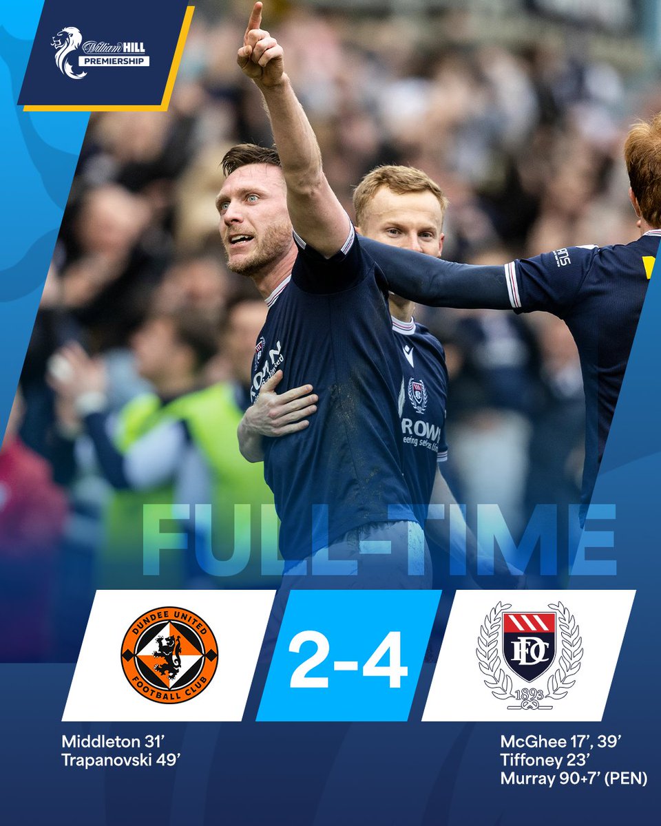 spfl's tweet photo. ☝️ A BIG derby win for @DundeeFC at Tannadice!

Who impressed you in the City of Discovery? https://t.co/bQEU4HZWyR