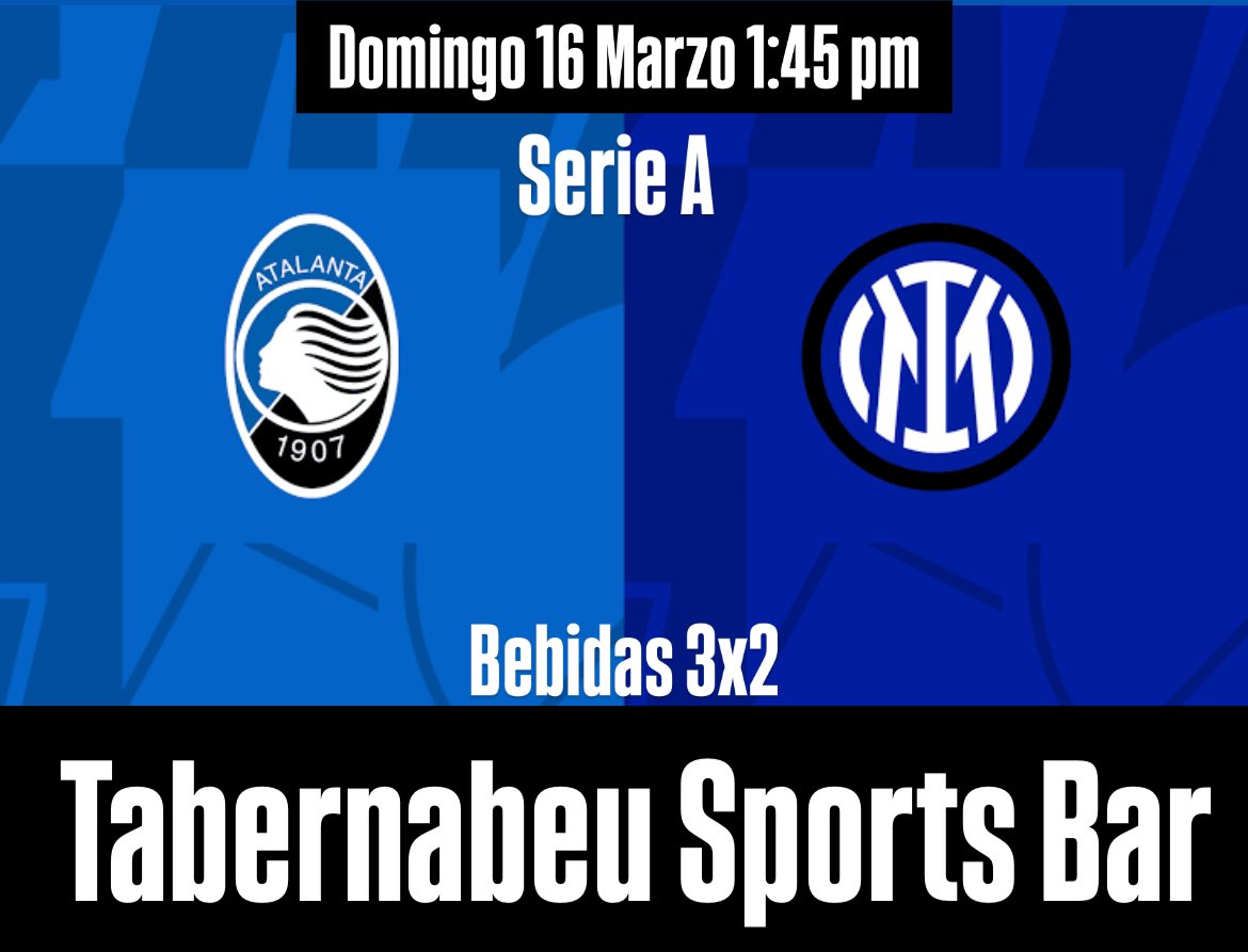 Domingo de fútbol desde la 1:45pm #LeClassique #AtletiBarça #AtalantaInter #PumasVsRayados