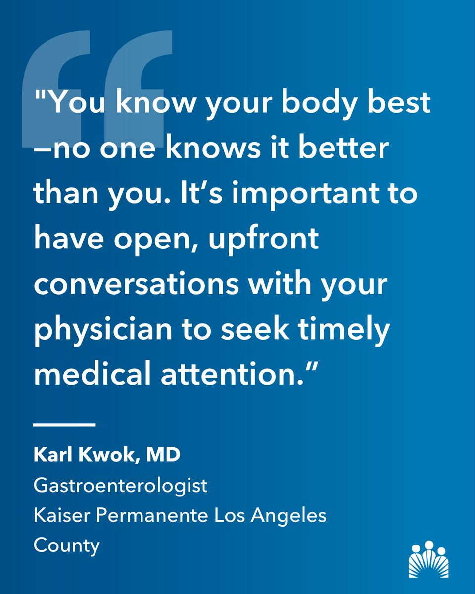 KPLACounty's tweet photo. Dr. Karl Kwok, gastroenterologist at #KPLAMC, spoke with @kcalnews about the importance of early detection and treatment of #colorectalcancer and encouraged patients to have open discussions with their doctors. https://t.co/7kexgwIYKF #ColorectalCancerAwarenessMonth https://t.co/pGwOnjoUif