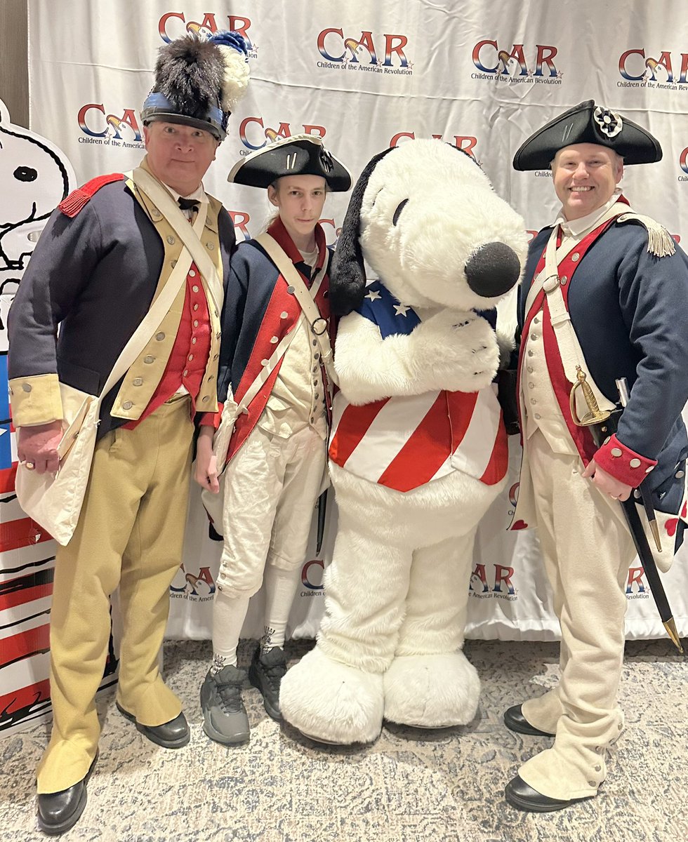 Harbor Chapter provides Color Guard duties to the Children of the American Revolution California Society at <a href="/knotts/">Knott's Berry Farm</a> with #snoopy !
#sareducation