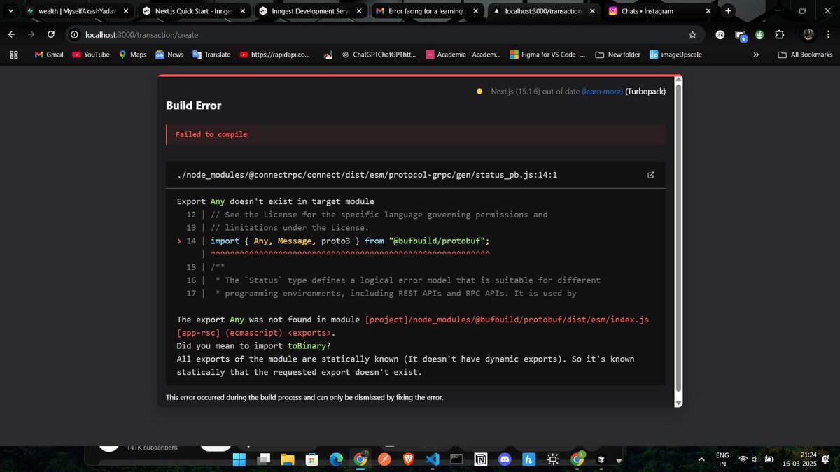 limitless___Sky's tweet photo. Need help with this error , anyone worked with arcjet please (some conflict errors) 
- arcjet ,nextjs
#nextjs #arcjet #fullstack #WebDevelopment https://t.co/B3npAuqER3