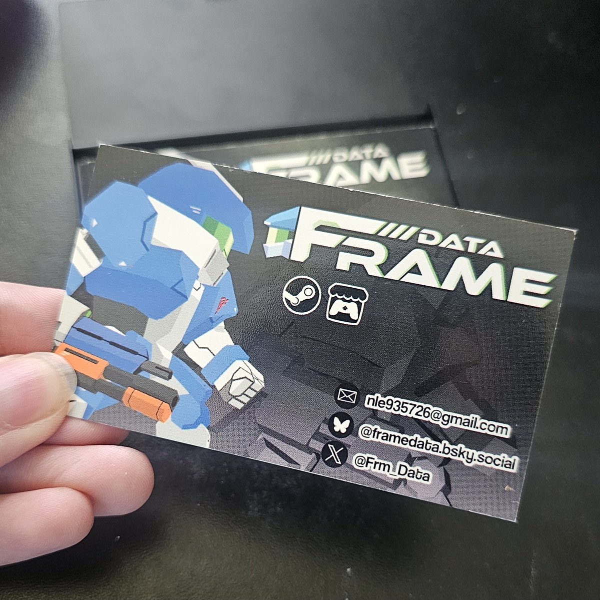 Frm_Data's tweet photo. Handing these out while demoing at GDC...

#gamedev | #indiedev | #GDC25 https://t.co/vFFCgZEbvv