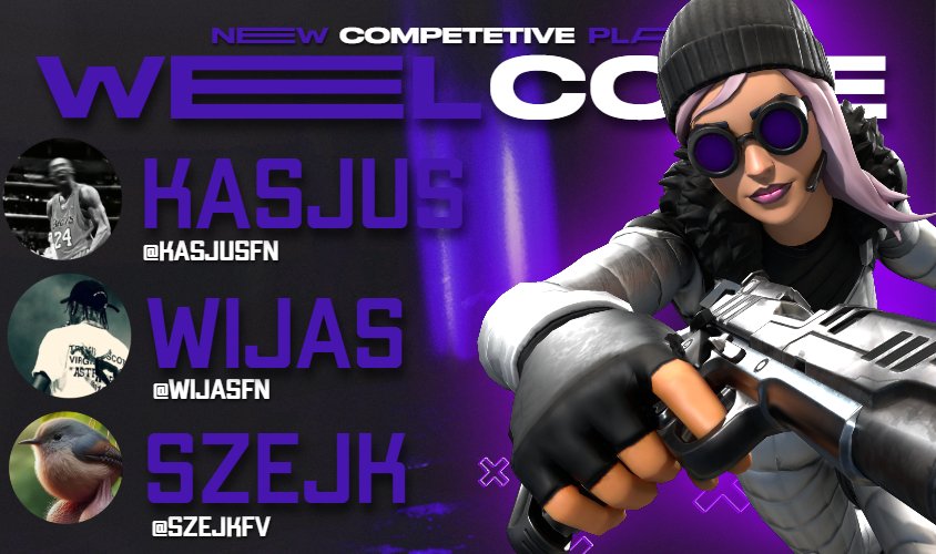 Today we would like to announce new players joining the Team Gethis Family🥳

Welcome <a href="/wijasFN/">wijas</a> , <a href="/Kasjusfn/">Kasjus</a> &amp; <a href="/Szejkfv/">Szejk</a> !😎
#GethisOnTop