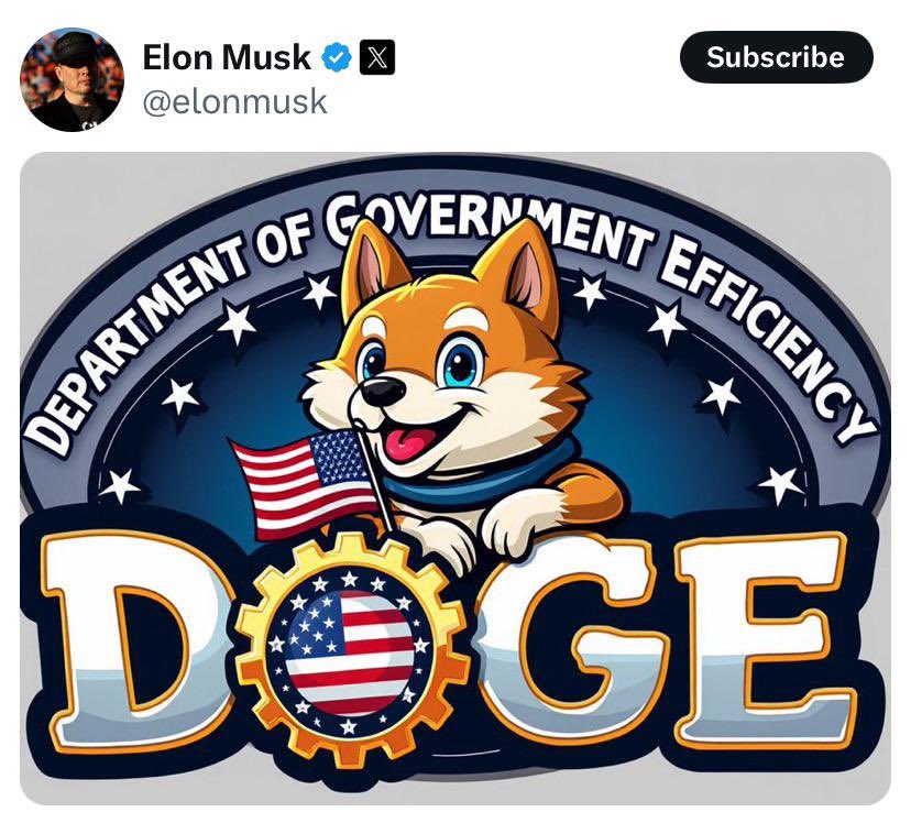 WHLeavitt's tweet image. President Trump asked me to do an online survey here: on a scale from 1-10, rate the DOGE’s performance so far.