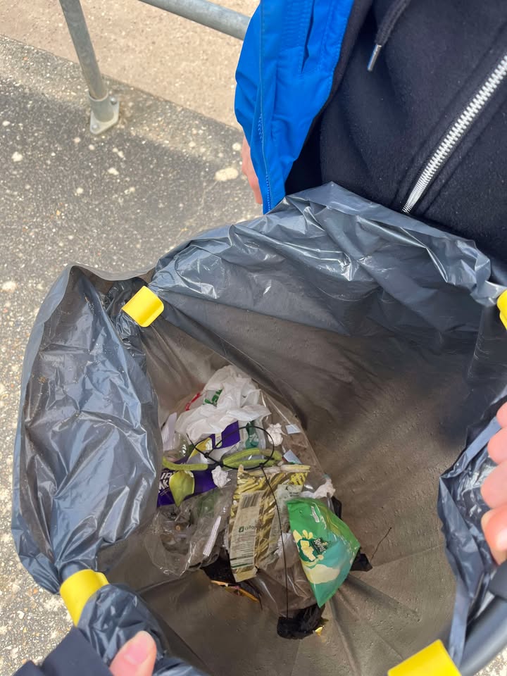 This lovely young man Ryan is doing his Duke of Edinburgh volunteering with us. He is making great efforts and is a great young man.