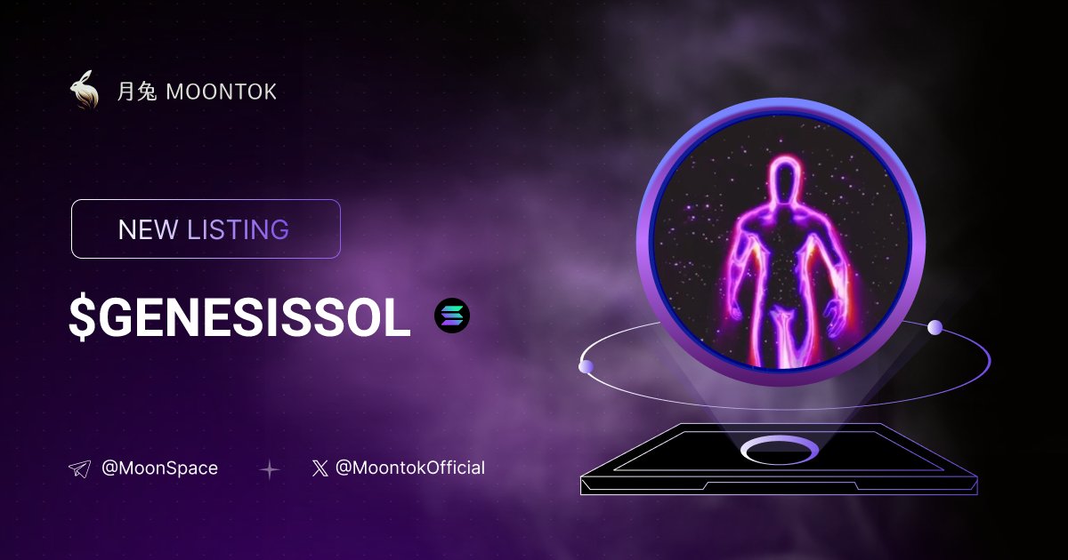 MoontokListing's tweet photo. ⚡ 月兔雷霆 - Moontok Xpress

GENESIS SOL ( $GENESISSOL )
https://t.co/TKE8R8Fpj2

CLUPi5B7n3HgKGebihVvFhnem9JW22Ti1yKCpDELpump

LIQ: $30,904 | MC: $108,840

#altcoin #memecoins @Genesisol__ @moontokofficial https://t.co/GA3bpmZSW8