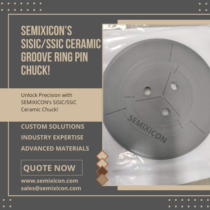AdrianZhang568's tweet photo. SEMIXICON is proud to introduce high-performance SiSiC/SSiC Ceramic Groove Ring Pin Chuck, Trusted by leading manufacturers like Canon, Nikon, ASML, Bruker, and KLA etc
https://t.co/orms06wB3l
#WAFERCHUCK #SEMICONDUCTORCHUCK #PINCHUCK #THERMALCHUCK #ELETROSTATICCHUCK #ECHUCK #ESC https://t.co/S5nJ7K50fI