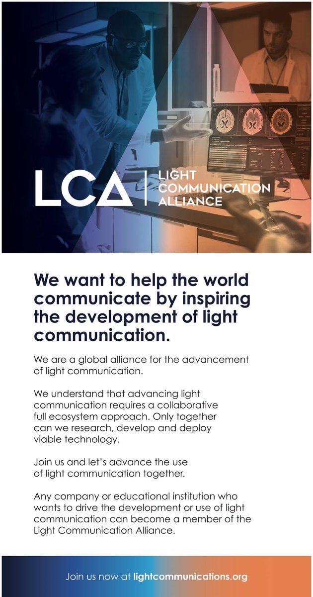 WHAT WE DO // Join us lightcommunications.org
⁦<a href="/LightCommsAll/">Light Communications Alliance</a>⁩ #LIFI