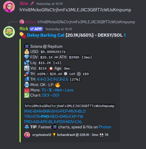 Gains On Demand (@gainsondemand) on Twitter photo $DEKSY already with x6.5 ‼️
Another x10 for <a href="/GainsOnDemand/">Gains On Demand</a> ⁉️
We create our opportunities. We don't wait for them to come.
Repost this if you want us to share the next play 🤭 $DEKSY already with x6.5 ‼️
Another x10 for <a href="/GainsOnDemand/">Gains On Demand</a> ⁉️
We create our opportunities. We don't wait for them to come.
Repost this if you want us to share the next play 🤭