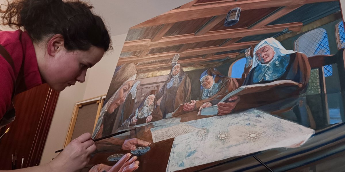 Velázquez, sor Jerónima y el viaje de Vanesa Andrés Manzano.

Una historia desconocida del Galeón de Manila, recuperada para la pintura por <a href="/vandresm/">V.Andres</a>, la retratista de la Historia.

🔗 zendalibros.com/velazquez-sor-…

¡Cuántas historias más nos quedarán por descubrir!