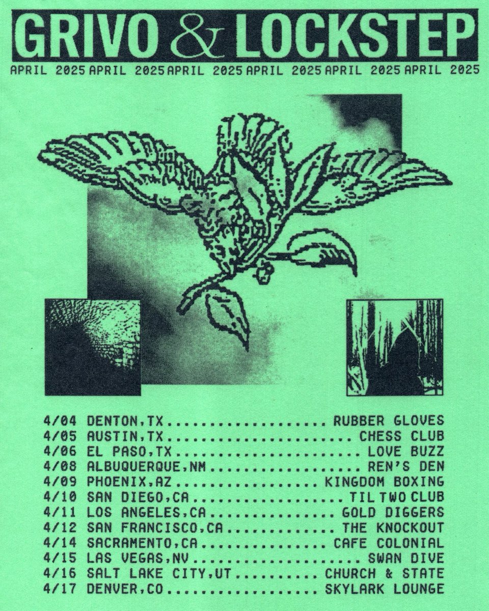 LOCKSTEP (@lockstepnoise) on Twitter photo Tour with <a href="/grivoband/">Grivo</a> starts in less than three weeks. Don’t ask me where you can find tickets you know where to look boss Tour with <a href="/grivoband/">Grivo</a> starts in less than three weeks. Don’t ask me where you can find tickets you know where to look boss