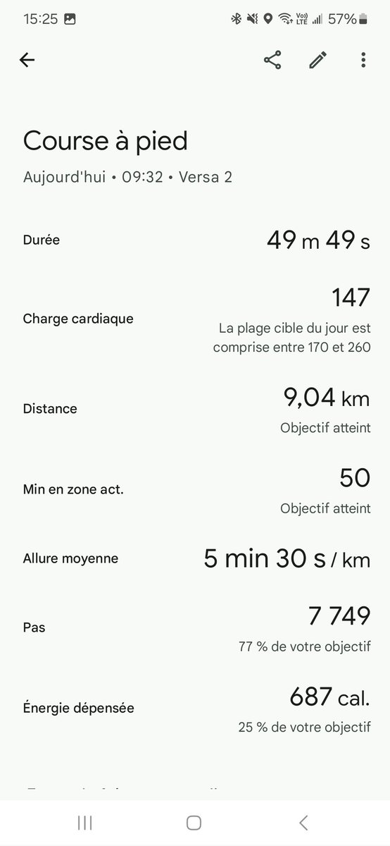 AdamDingman's tweet photo. @FitbitSupport I ran an official 10k today which confirmed my suspicions that for a while my Fitbit has not accurately calculated distance, despite seemingly accurate GPS tracking. It says I ran only 9.04km, not 10, that's...a huge difference? Versa 2 purchased in Dec. '23. https://t.co/02ub9ZnSSx
