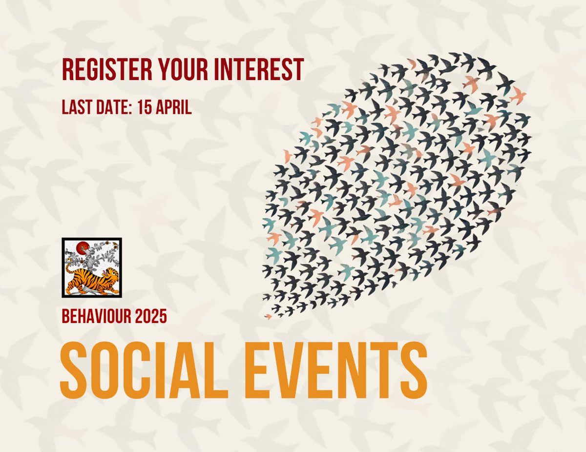 Unwind &amp; connect at #Behaviour2025! 🌿📸🌊

Conferences aren’t just about science—explore Kolkata’s heritage, history &amp; biodiversity with our social events (paid)!

📌 Open to conference delegates only. Your response helps us plan. Link in comments.

#AnimalBehavior